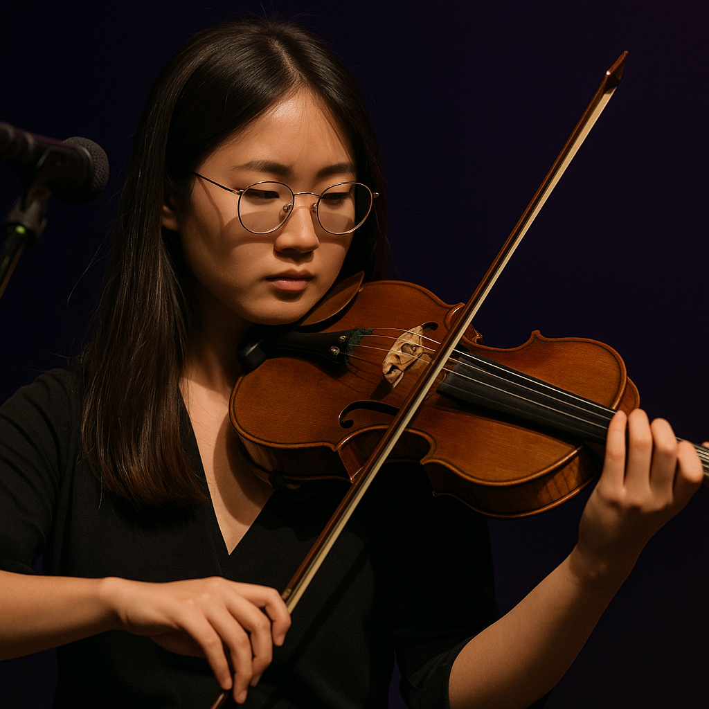 Yuki S., professeure de violon